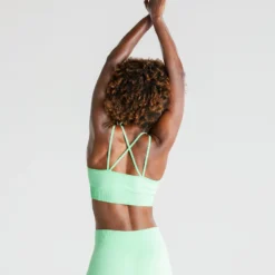 WOMEN'S BEST SPORTBEKLEIDUNG Power Seamless Sports Bra | Green Ash