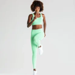 WOMEN'S BEST SPORTBEKLEIDUNG Power Seamless Sports Bra | Green Ash