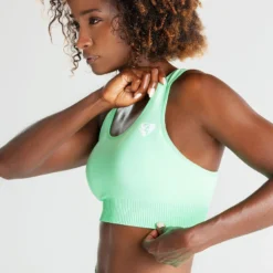 WOMEN'S BEST SPORTBEKLEIDUNG Power Seamless Sports Bra | Green Ash