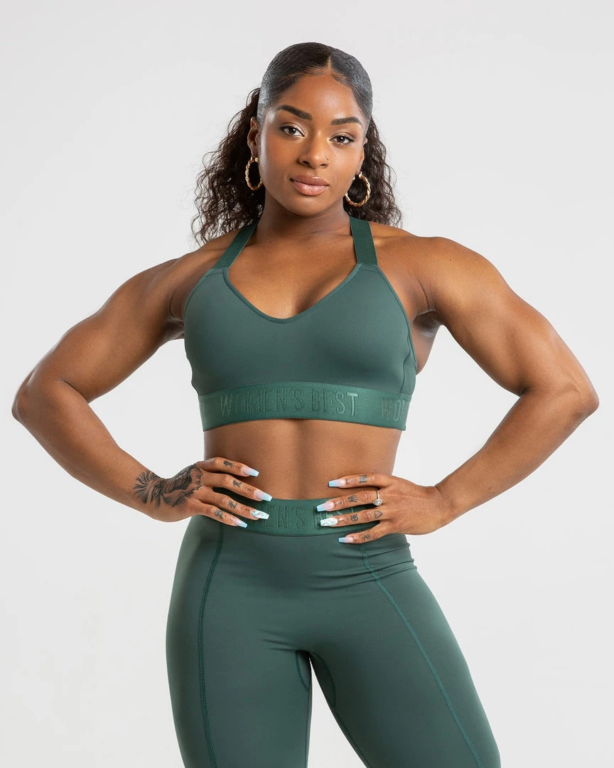 WOMEN'S BEST Hold Sports Bra | Jungle Green