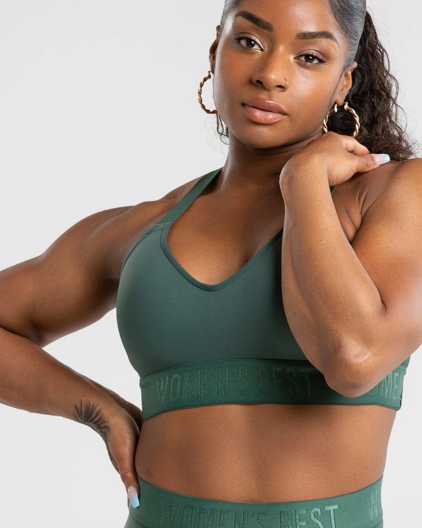 WOMEN'S BEST Hold Sports Bra | Jungle Green