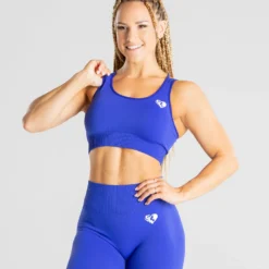 WOMEN'S BEST SPORTBEKLEIDUNG Power Seamless Sports Bra | Royal Blue