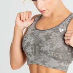 WOMEN'S BEST Camo Seamless Sports Bra | Green SPORTBEKLEIDUNG