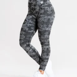 WOMEN'S BEST SPORTBEKLEIDUNG Camo Seamless Leggings | Black