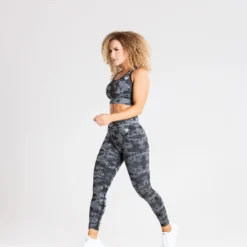 WOMEN'S BEST SPORTBEKLEIDUNG Camo Seamless Leggings | Black