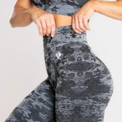 WOMEN'S BEST SPORTBEKLEIDUNG Camo Seamless Leggings | Black