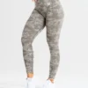 WOMEN'S BEST SPORTBEKLEIDUNG Camo Seamless Leggings | Green