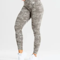 WOMEN'S BEST SPORTBEKLEIDUNG Camo Seamless Leggings | Green