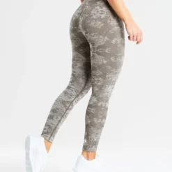 WOMEN'S BEST SPORTBEKLEIDUNG Camo Seamless Leggings | Green