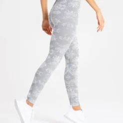 WOMEN'S BEST Camo Seamless Leggings | Grey SPORTBEKLEIDUNG