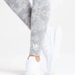 WOMEN'S BEST Camo Seamless Leggings | Grey SPORTBEKLEIDUNG