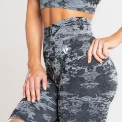 WOMEN'S BEST SPORTBEKLEIDUNG Camo Seamless Cycling Shorts | Black