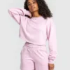 WOMEN'S BEST Comfort Cropped Crew Neck | Pastel Rose SPORTBEKLEIDUNG