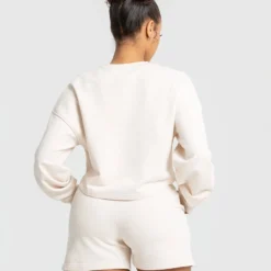 WOMEN'S BEST Comfort Cropped Crew Neck | Sand