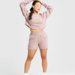 WOMEN'S BEST SPORTBEKLEIDUNG Comfort Cropped Crew Neck | Taupe