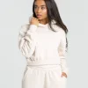 WOMEN'S BEST Comfort Cropped Hoodie | Sand
