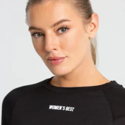 WOMEN'S BEST Comfort Lightweight Long Sleeve Tee | Black SPORTBEKLEIDUNG