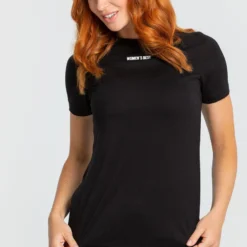 WOMEN'S BEST Comfort Lightweight Short Sleeve Tee | Black SPORTBEKLEIDUNG