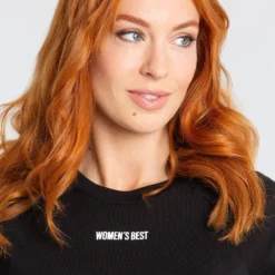 WOMEN'S BEST Comfort Lightweight Short Sleeve Tee | Black SPORTBEKLEIDUNG