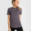 WOMEN'S BEST Comfort Lightweight Short Sleeve Tee | Charcoal SPORTBEKLEIDUNG