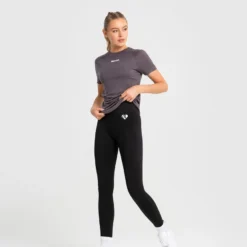 WOMEN'S BEST Comfort Lightweight Short Sleeve Tee | Charcoal SPORTBEKLEIDUNG