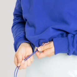 WOMEN'S BEST SPORTBEKLEIDUNG Power Cropped Hoodie | Royal Blue