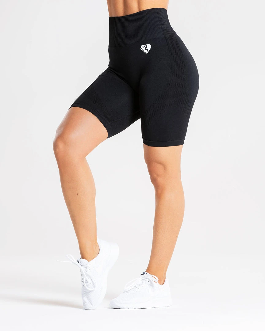 WOMEN'S BEST Power Seamless Cycling Shorts | Black SPORTBEKLEIDUNG