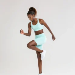 WOMEN'S BEST SPORTBEKLEIDUNG Power Seamless Cycling Shorts | Bleached Aqua