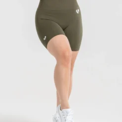WOMEN'S BEST SPORTBEKLEIDUNG Power Seamless Cycling Shorts | Khaki