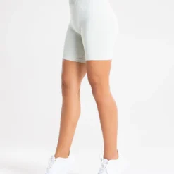 WOMEN'S BEST SPORTBEKLEIDUNG Power Seamless Cycling Shorts | Washed Light Grey