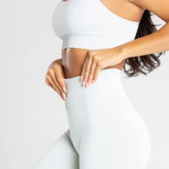 WOMEN'S BEST SPORTBEKLEIDUNG Power Seamless Cycling Shorts | Washed Light Grey