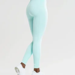 WOMEN'S BEST Power Seamless Leggings | Bleached Aqua