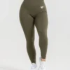 WOMEN'S BEST Power Seamless Leggings | Khaki
