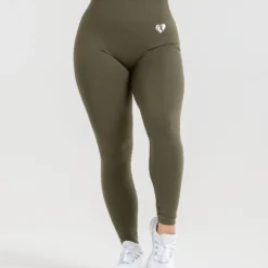 WOMEN'S BEST Power Seamless Leggings | Khaki