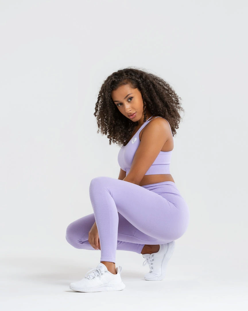 WOMEN'S BEST Power Seamless Leggings | Lilac SPORTBEKLEIDUNG