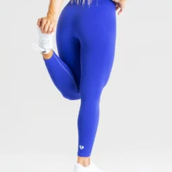 WOMEN'S BEST Power Seamless Leggings | Royal Blue SPORTBEKLEIDUNG