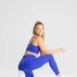 WOMEN'S BEST Power Seamless Leggings | Royal Blue SPORTBEKLEIDUNG