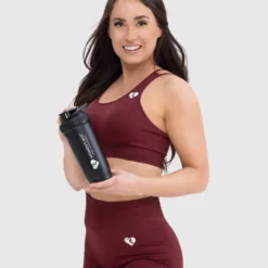 WOMEN'S BEST NUTRITION Large Metal Shaker | Black Onyx