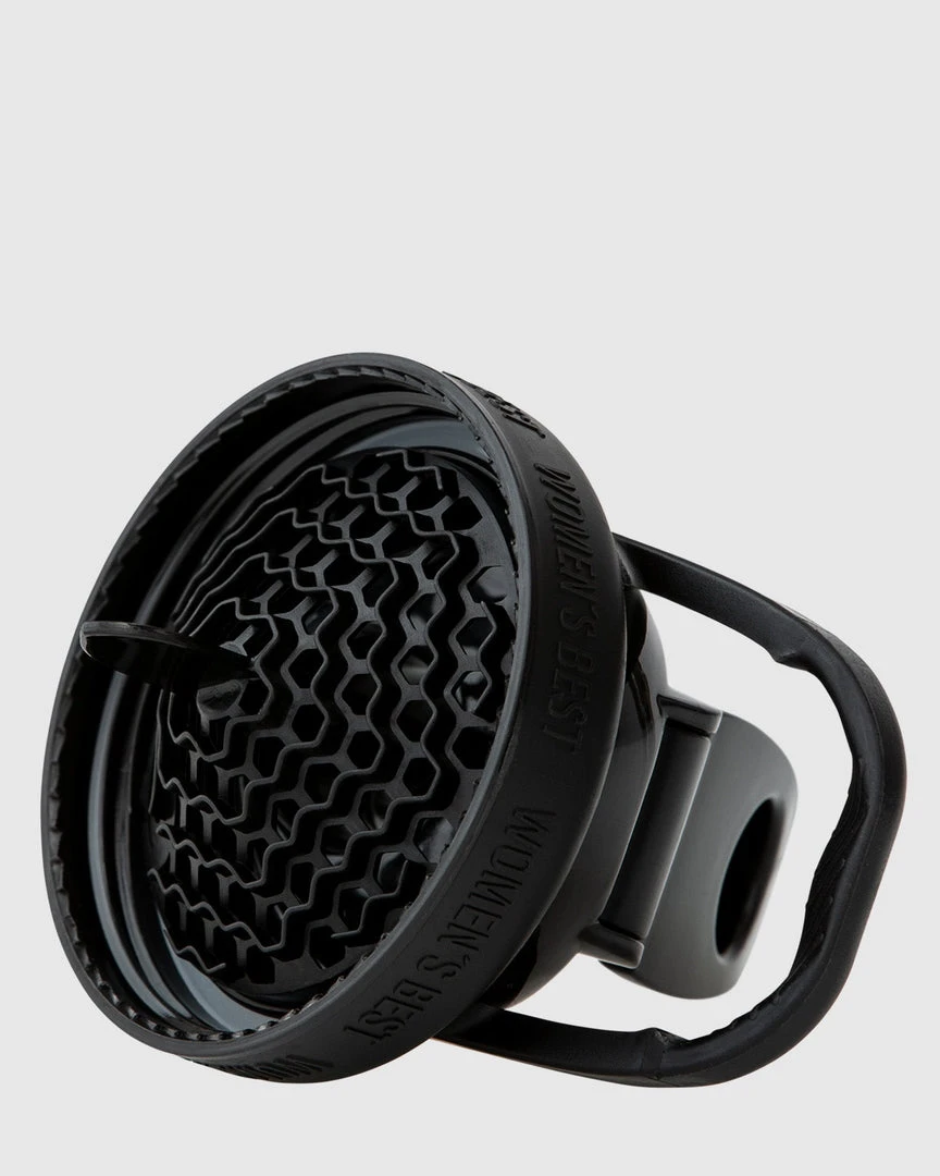 WOMEN'S BEST NUTRITION Large Metal Shaker | Black Onyx