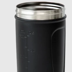 WOMEN'S BEST NUTRITION Large Metal Shaker | Black Onyx