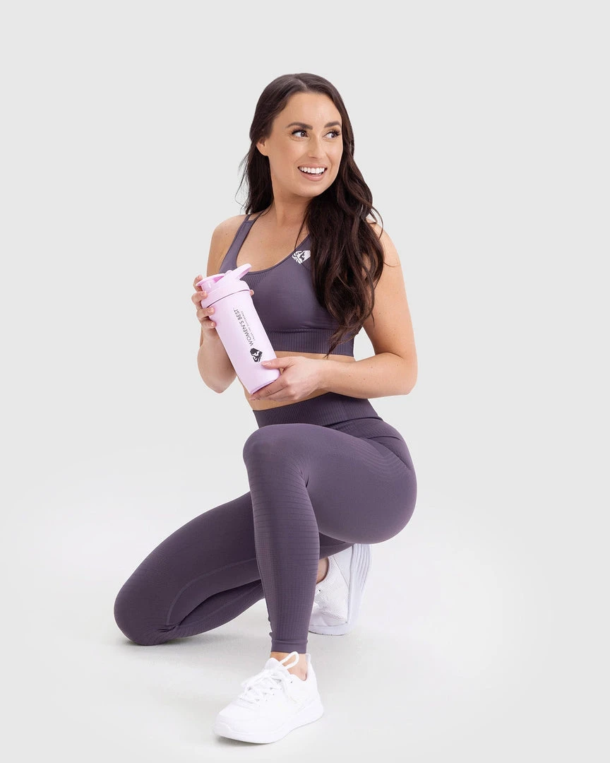 WOMEN'S BEST Large Metal Shaker | Fragnant Lilac NUTRITION