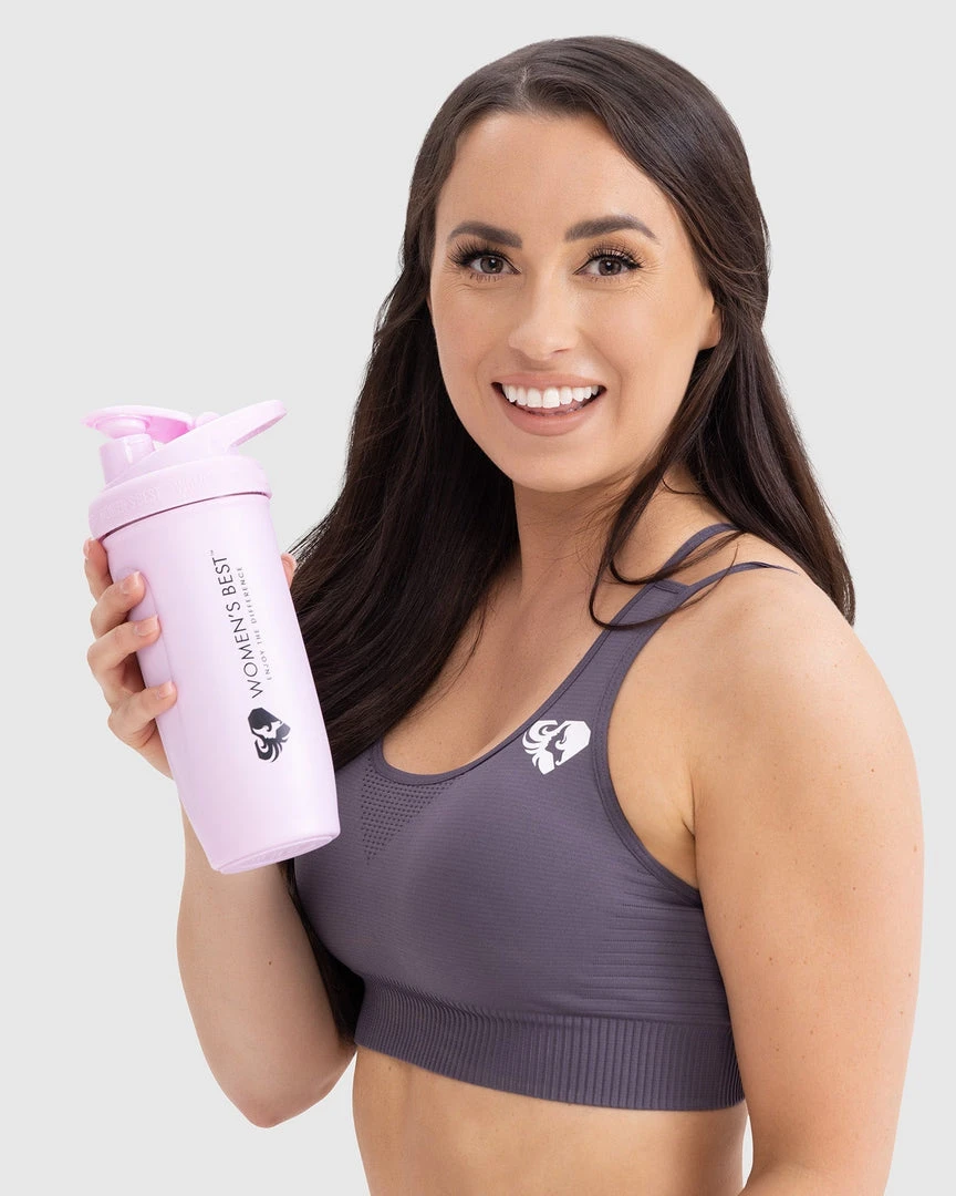 WOMEN'S BEST Large Metal Shaker | Fragnant Lilac NUTRITION
