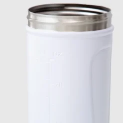 WOMEN'S BEST Large Metal Shaker | Simply White NUTRITION