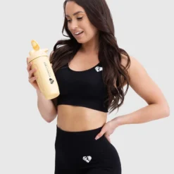 WOMEN'S BEST NUTRITION Large Metal Shaker | Vibrant Yellow