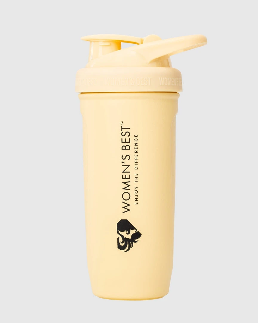 WOMEN'S BEST NUTRITION Large Metal Shaker | Vibrant Yellow