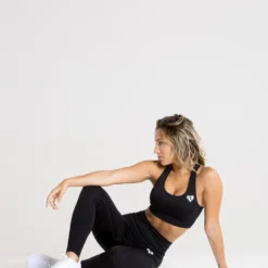 WOMEN'S BEST SPORTBEKLEIDUNG Move Seamless Sports Bra | Black Marl