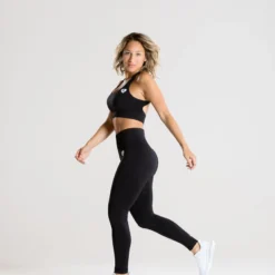 WOMEN'S BEST SPORTBEKLEIDUNG Move Seamless Sports Bra | Black Marl