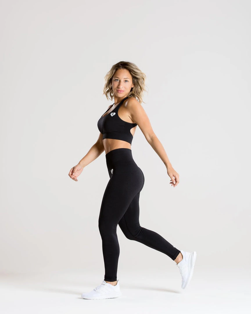 WOMEN'S BEST SPORTBEKLEIDUNG Move Seamless Sports Bra | Black Marl