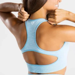 WOMEN'S BEST Move Seamless Sports Bra | Blue Marl SPORTBEKLEIDUNG