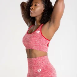 WOMEN'S BEST Move Seamless Sports Bra | Red Marl